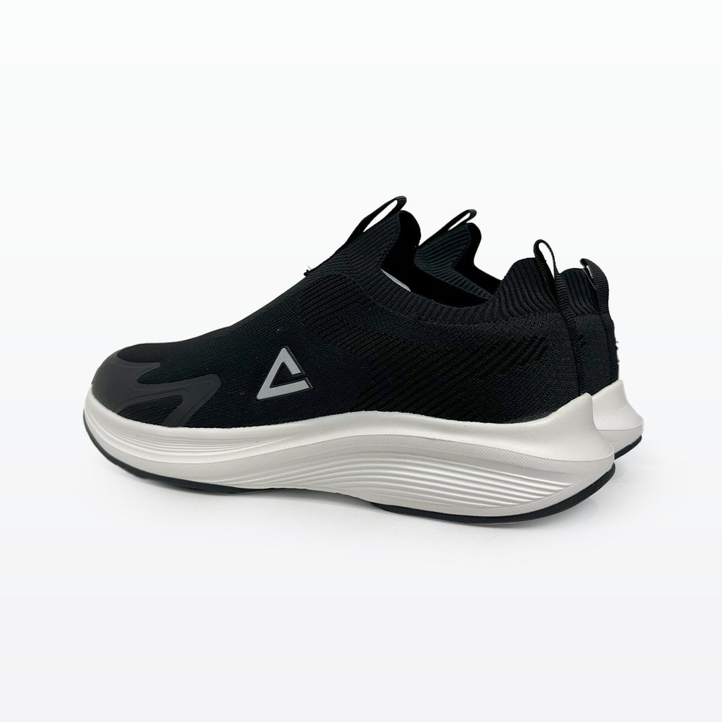 Peak Casual Slip On Shoes Black White - 4