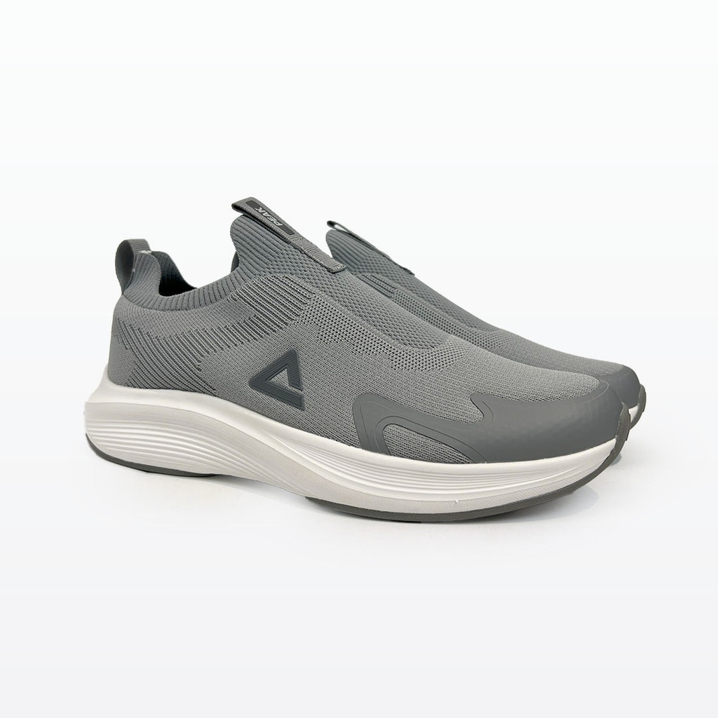 Peak Casual Slip On Shoes Grey White - 2