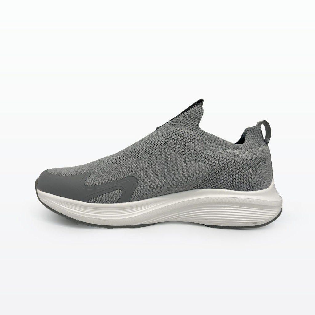 Peak Casual Slip On Shoes Grey White - 3