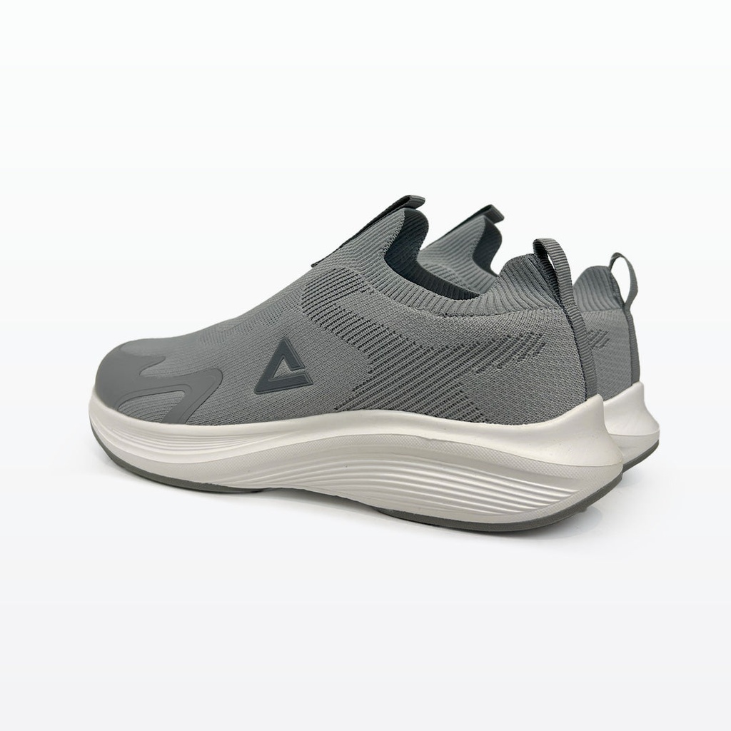 Peak Casual Slip On Shoes Grey White - 4