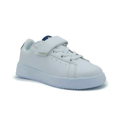 Kids Casual Shoes White Navy - 3