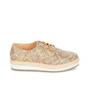 Andre Espadrilles Femme Harmonica Textile Beige