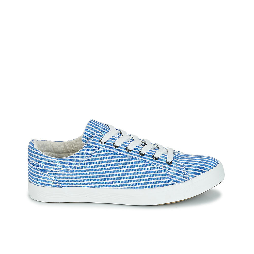 Andre Espadrilles Femme Sesame Textile Bleu