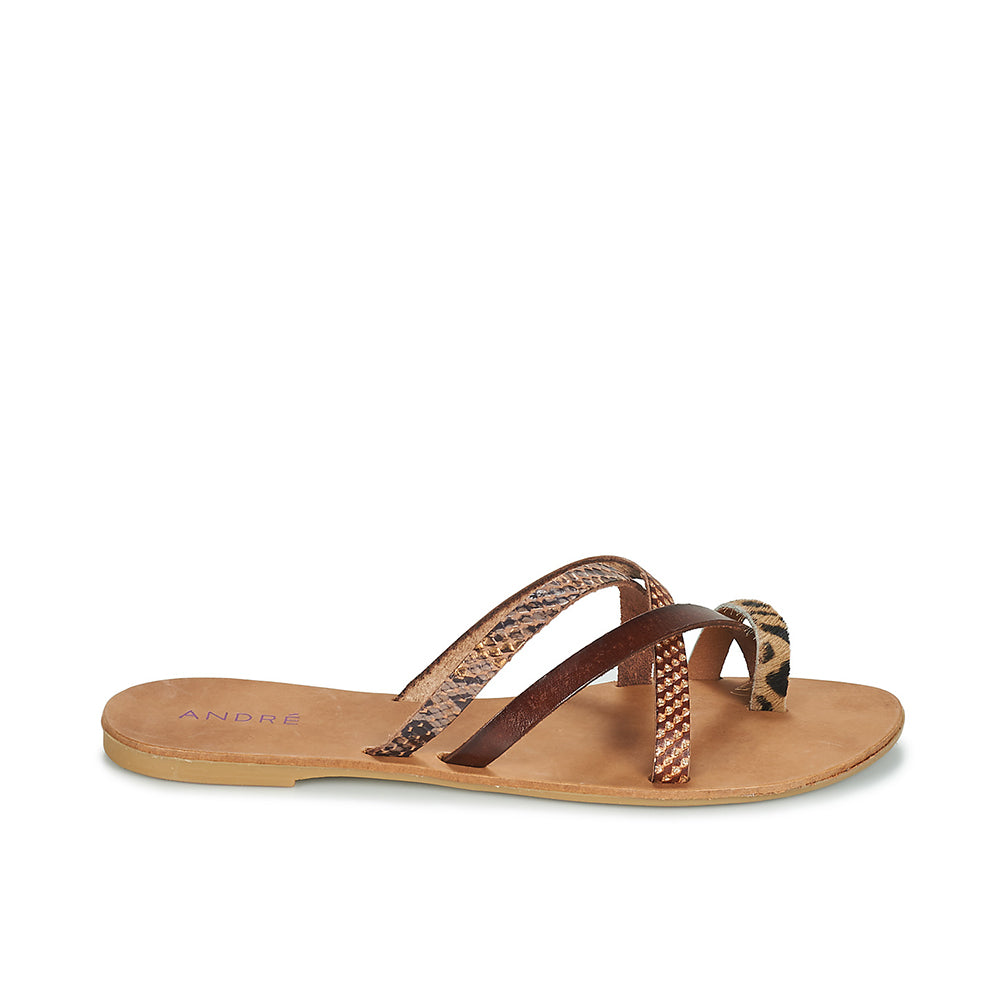Andre Mules Femme Rye Marron