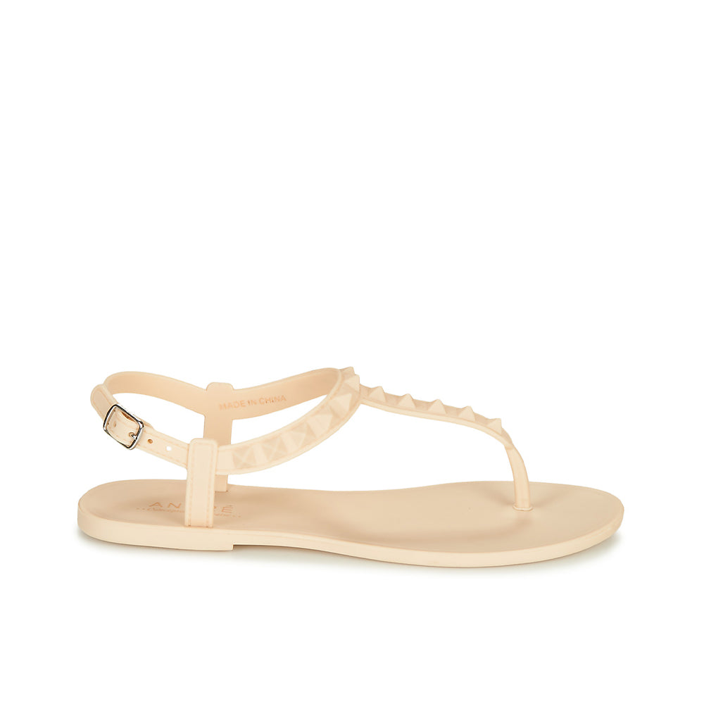 Andre Sandales Femme Hadewig Caoutchouc Beige