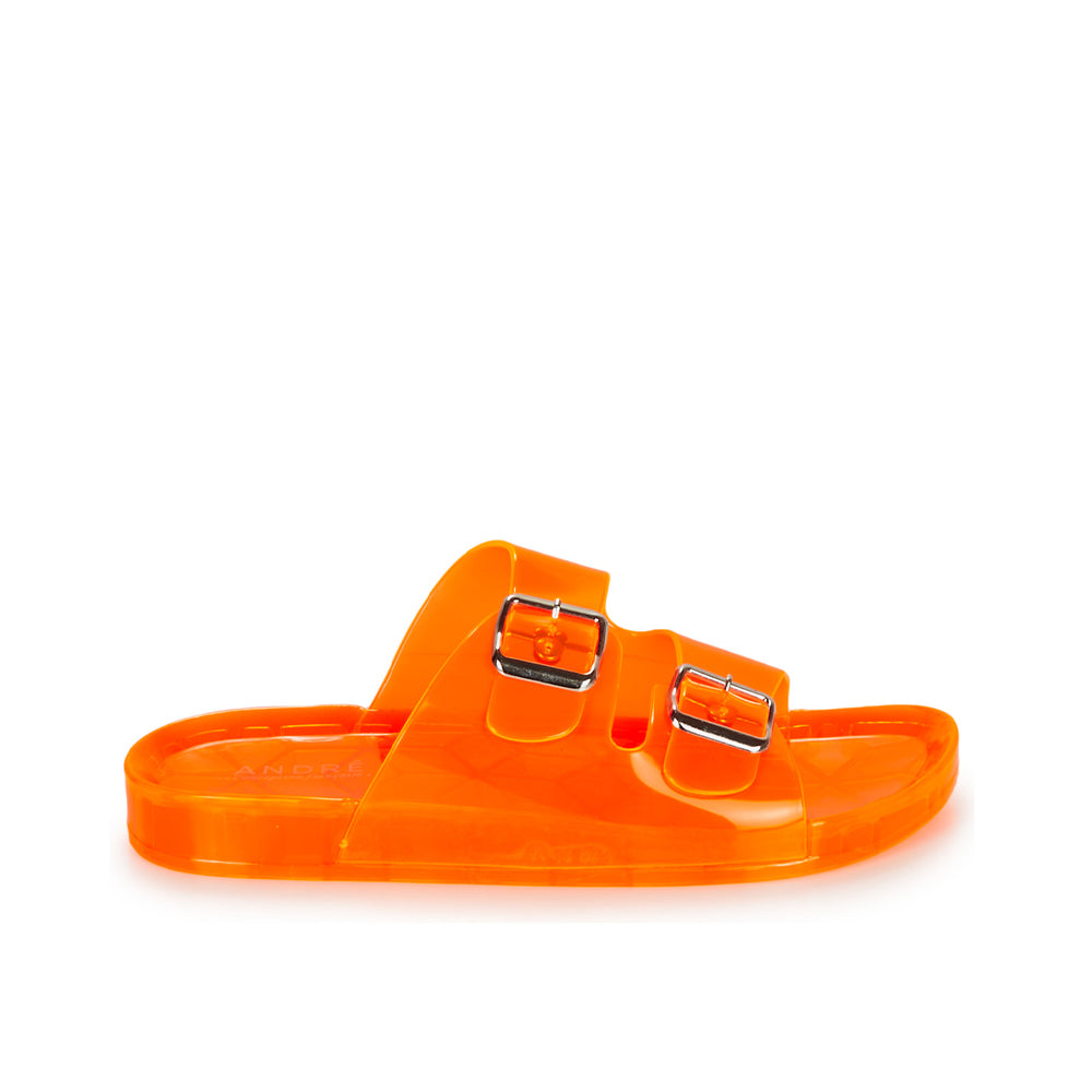 Andre Mules De Plage Femme En Caoutchouc Orange