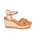 Andre Sandales Femme Sand Cuir Marron Beige