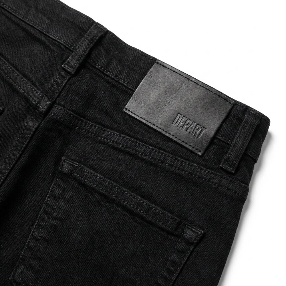 Depart Pantalon Jean Regular Homme Noir