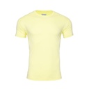 Depart T-Shirt Homme Jaune 100% Coton Simple