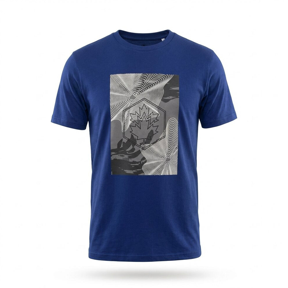 Lumberjack Men Tee Big Nature Logo Navy