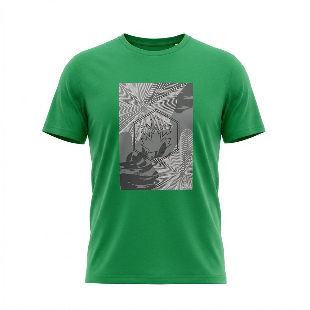 Lumberjack Men Tee Big Nature Logo Green