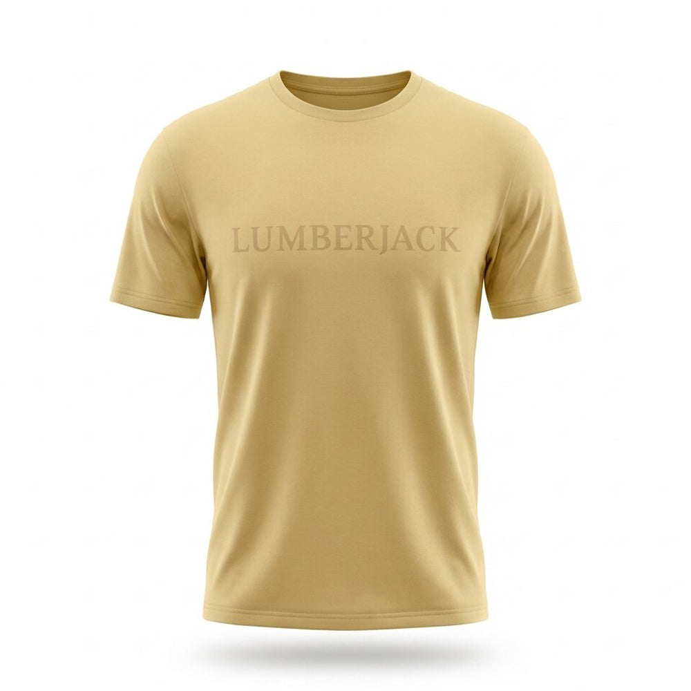 Lumberjack Men Tee Big Horizontal Logo Camel