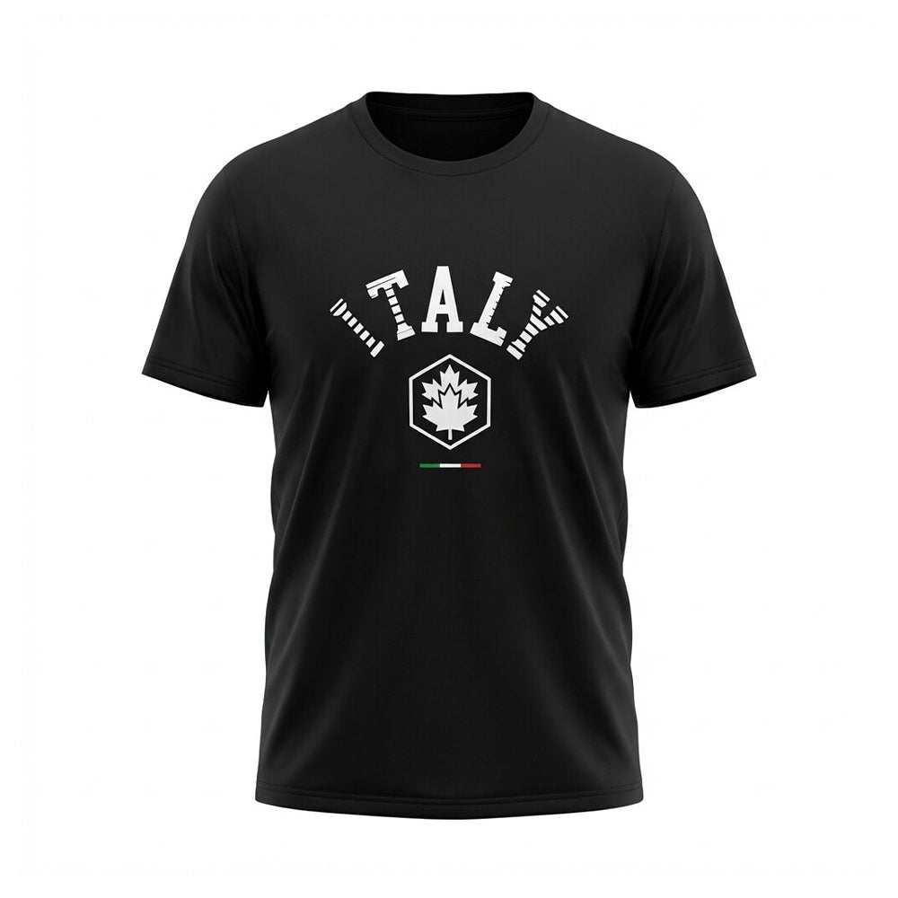 Lumberjack Men Tee Italy Big Logo Black