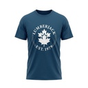 Lumberjack Men Tee Est 1979 Big Logo Navy