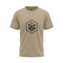 Lumberjack Men Tee Big Camouflage Logo Camel
