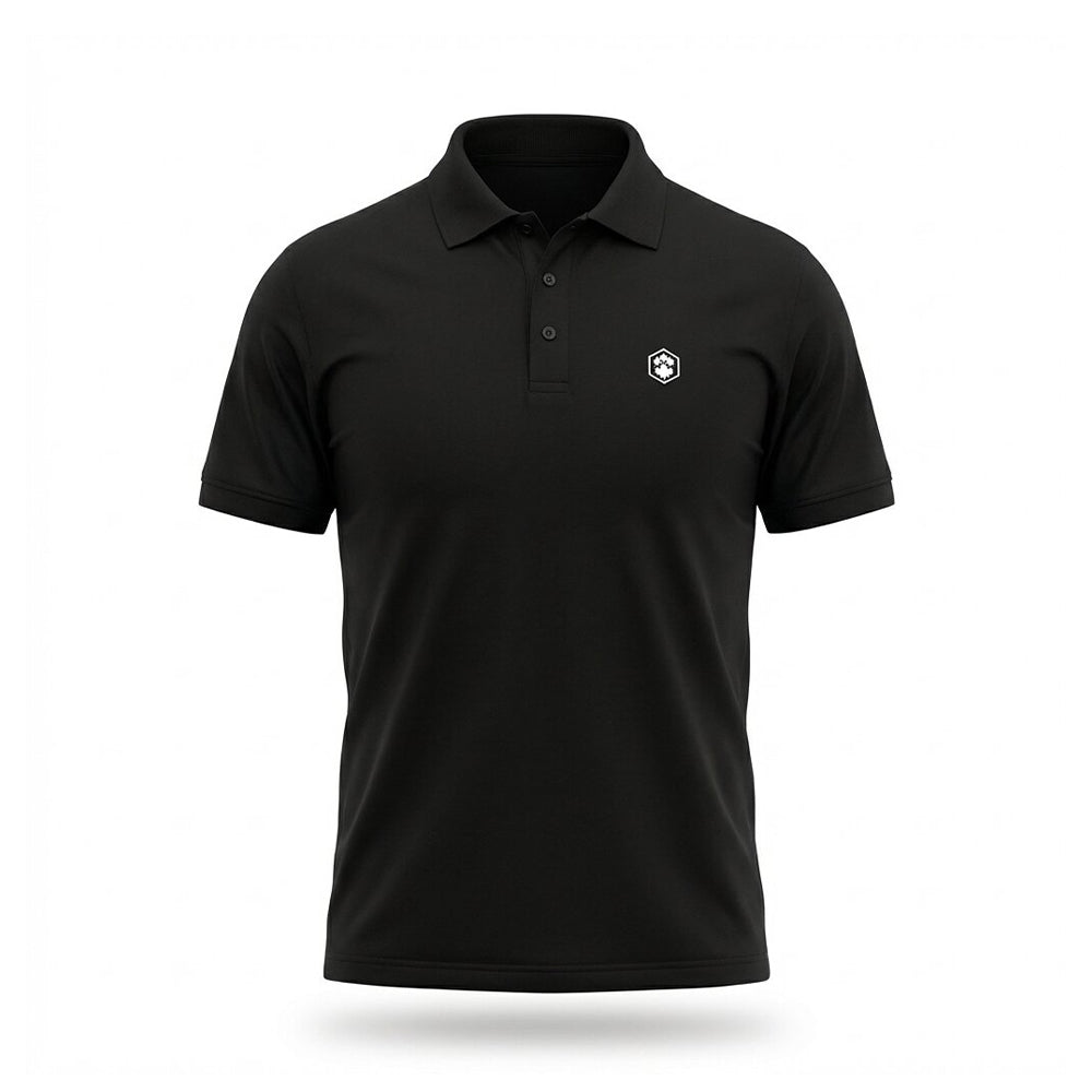 Lumberjack Men Polo Essentials Mini Logo Black