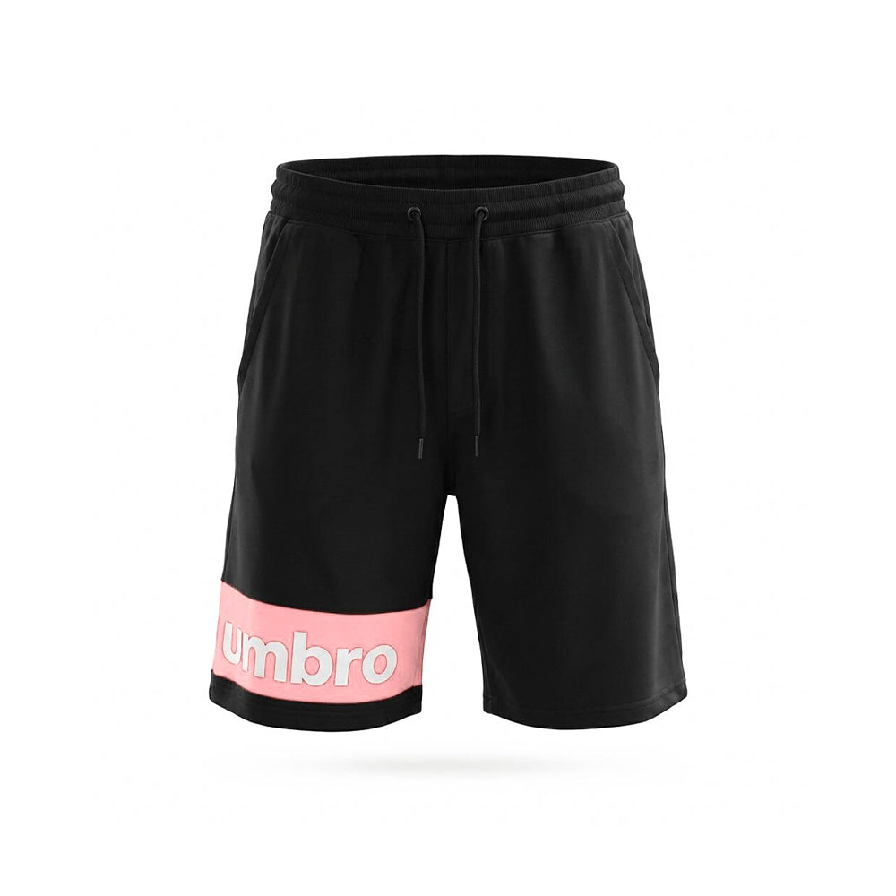 Umbro Short Lifestyle Homme Coton Noir Rose