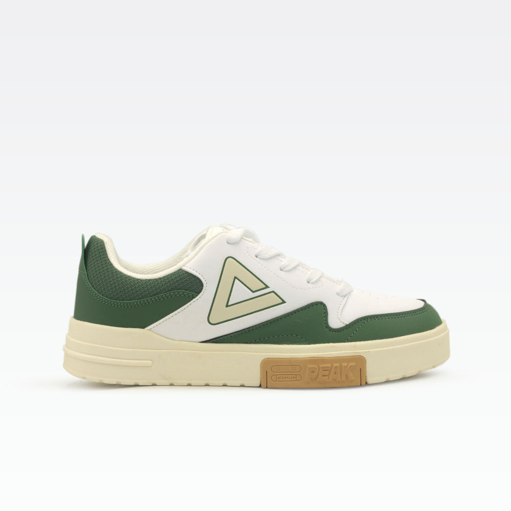 Peak Casual Shoes Green White