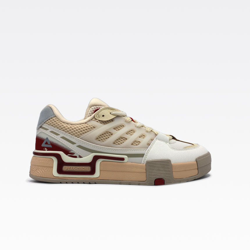 Peak Casual Shoes Off White Red