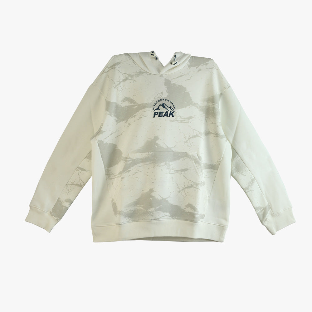 Peak Hoodie Sweater Plain White