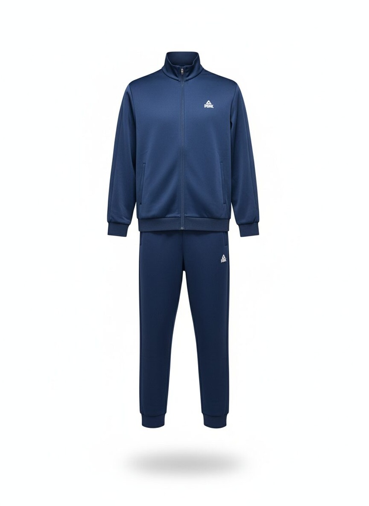 Peak Knitted Tracksuit Navy
