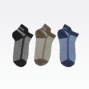 Peak Low Cut Socks (3 In 1) Black/Navy