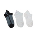 Peak Low Cut Socks (3 In 1) White/Black