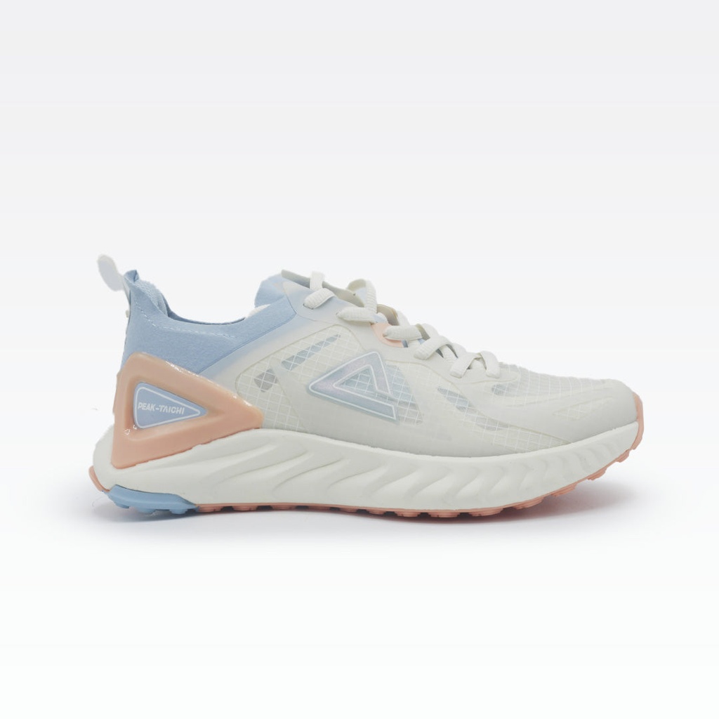Peak Running Shoes Off White/Blue