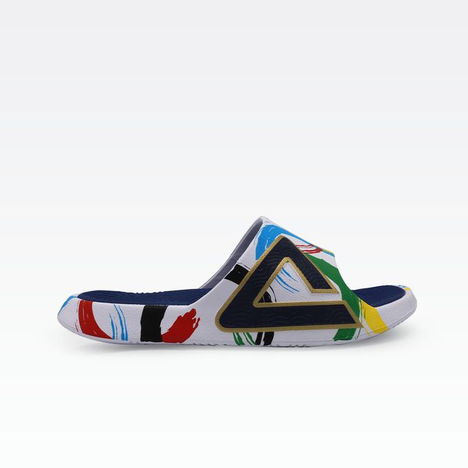 Peak Taichi Slippers White/Dk.Blue