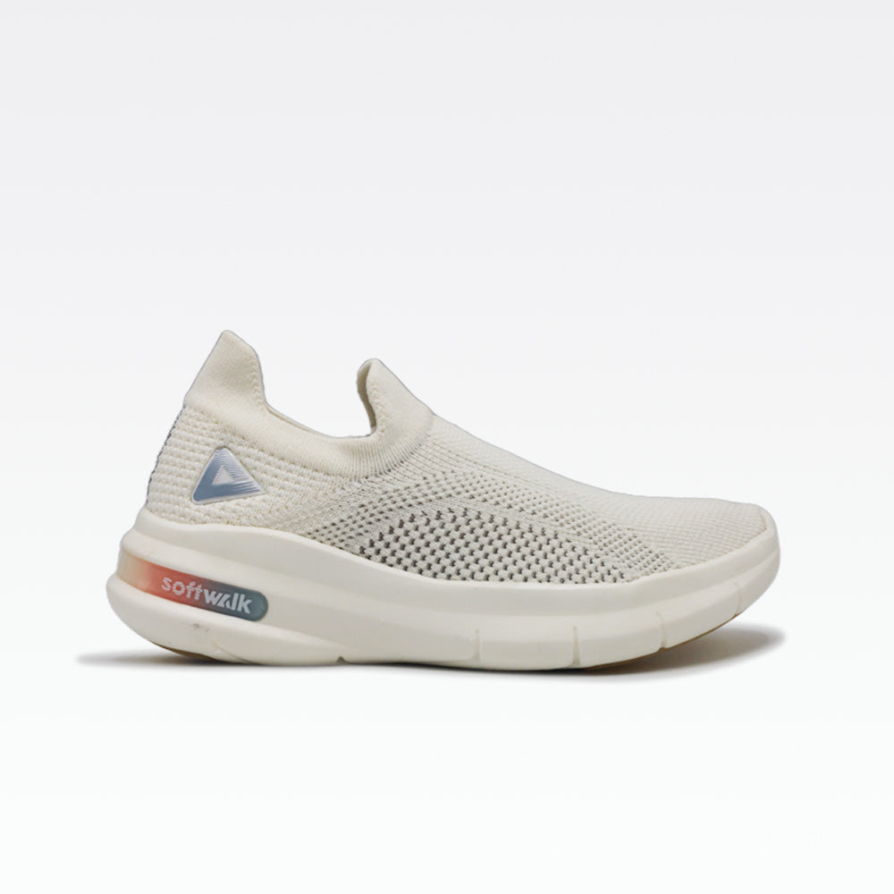 Peak Walking Shoes Canvas White