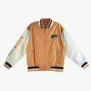 Peak Woven Baseball Jacket Persimmon Orange
