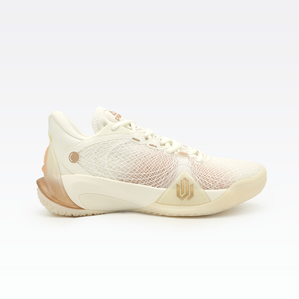 Peak Basketball Shoes - Andrew Wiggins Talent 2 White/Champagne Gold