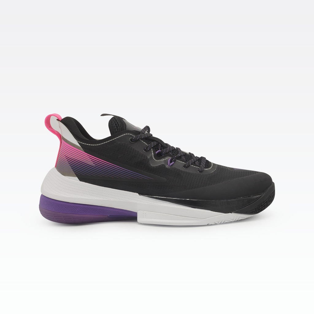 Peak Basketball Shoes Black Lakers Purple