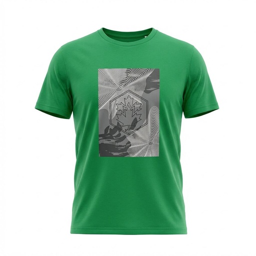 Lumberjack Men Tee Big Nature Logo Green
