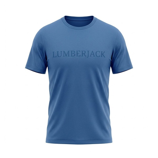 Lumberjack Men Tee Big Horizontal Logo Navy