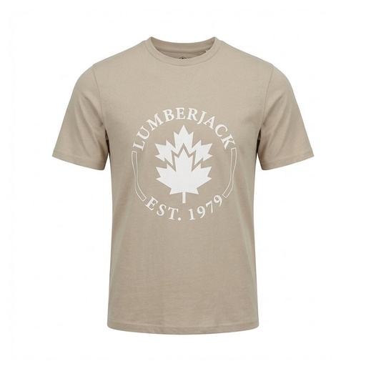 Lumberjack Men Tee Est 1979 Big Logo Camel