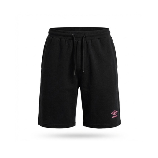 Umbro Short Lifestyle Homme Coton Noir Rose