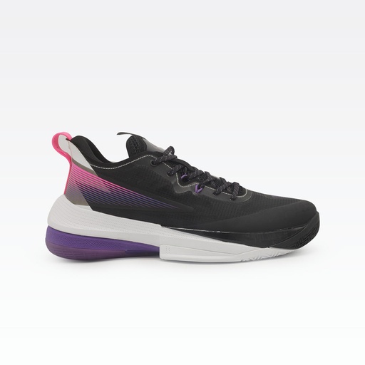 Peak Basketball Shoes Black Lakers Purple
