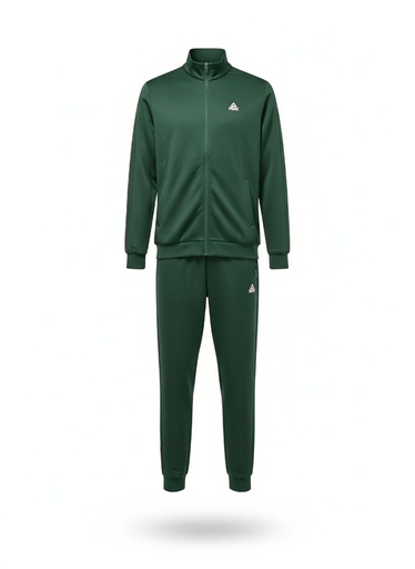 Peak Knitted Tracksuit Green