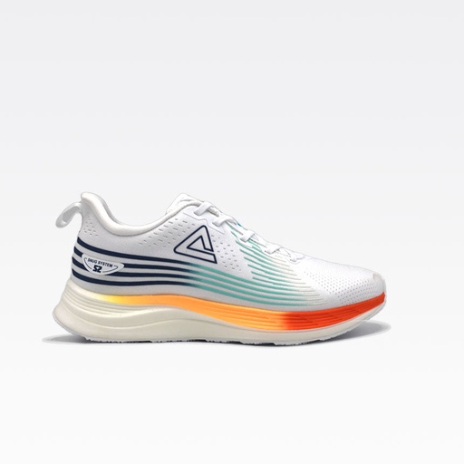 Peak Running Shoes White Orange